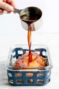 marinating with hot sauce