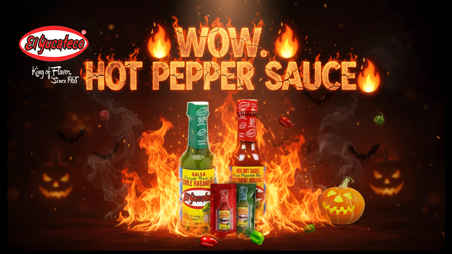 hot sauce on Halloween