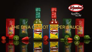 chilli pepper as the main ingredient of hot sauce