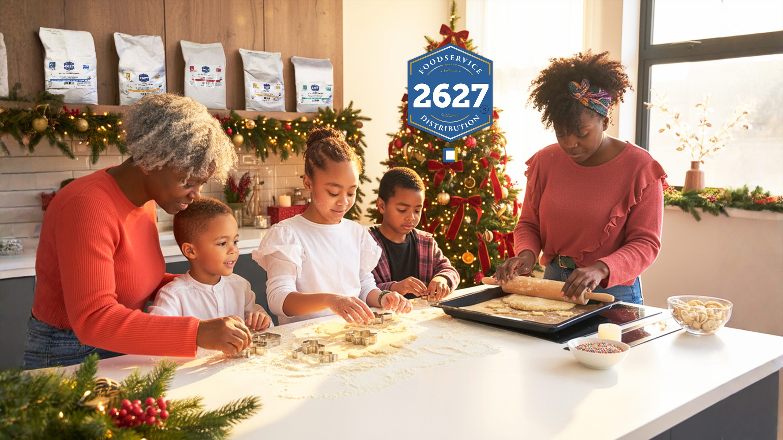 baking sweet treats at Christmas as a family tradition